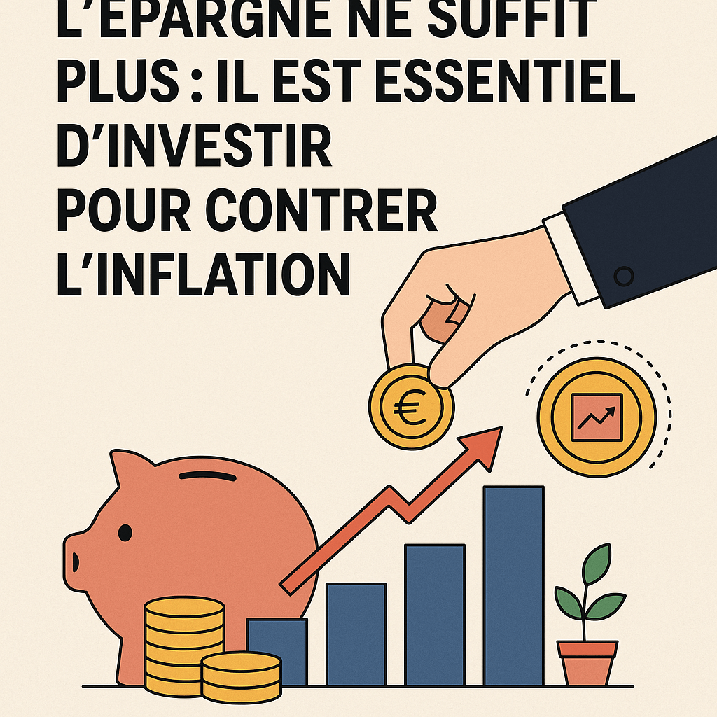 L’épargne ne suffit plus : il est essentiel d’investir pour contrer&nbsp;l’inflation